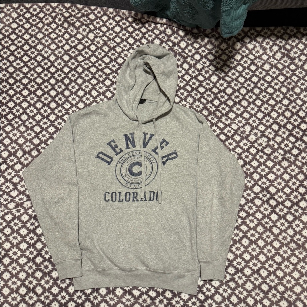 Gray Denver Colorado Hoodie